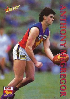 1995 Select AFL #201 Anthony McGregor Front